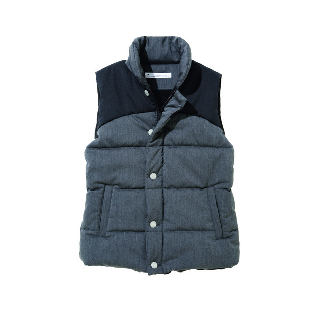 D615　fake down vestの商品画像00