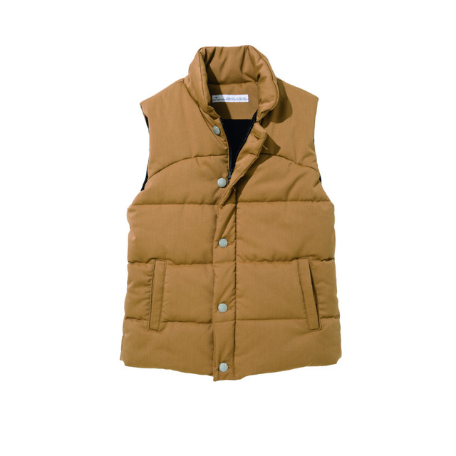 D615　fake down vestの商品画像01