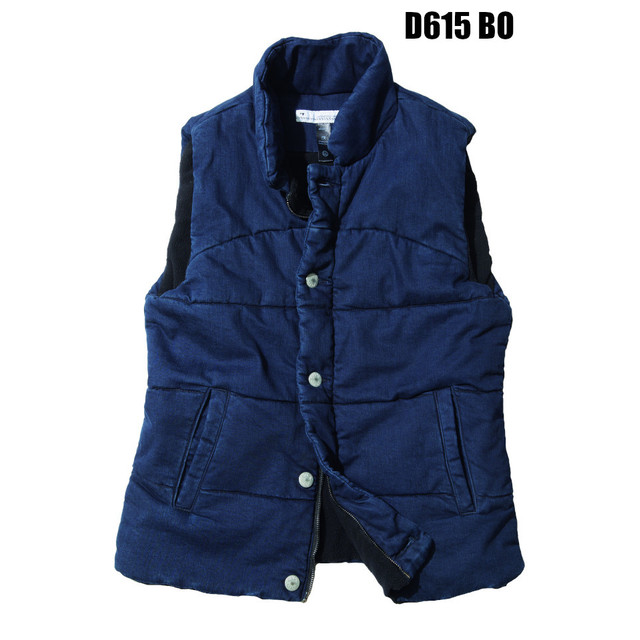 D615DENIM　DENIM fake down vestの商品画像02