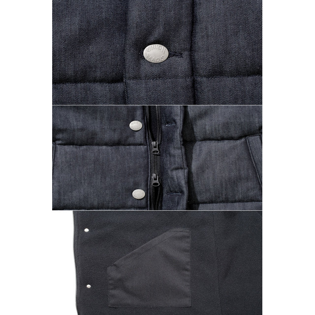 D615DENIM　DENIM fake down vestの商品画像03