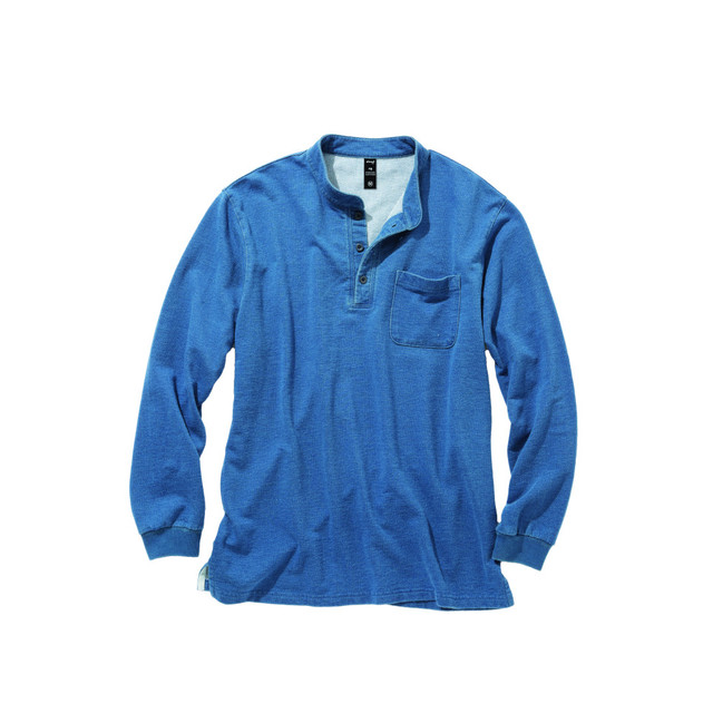 D4061　Long sleeves stand collar poloの商品画像00